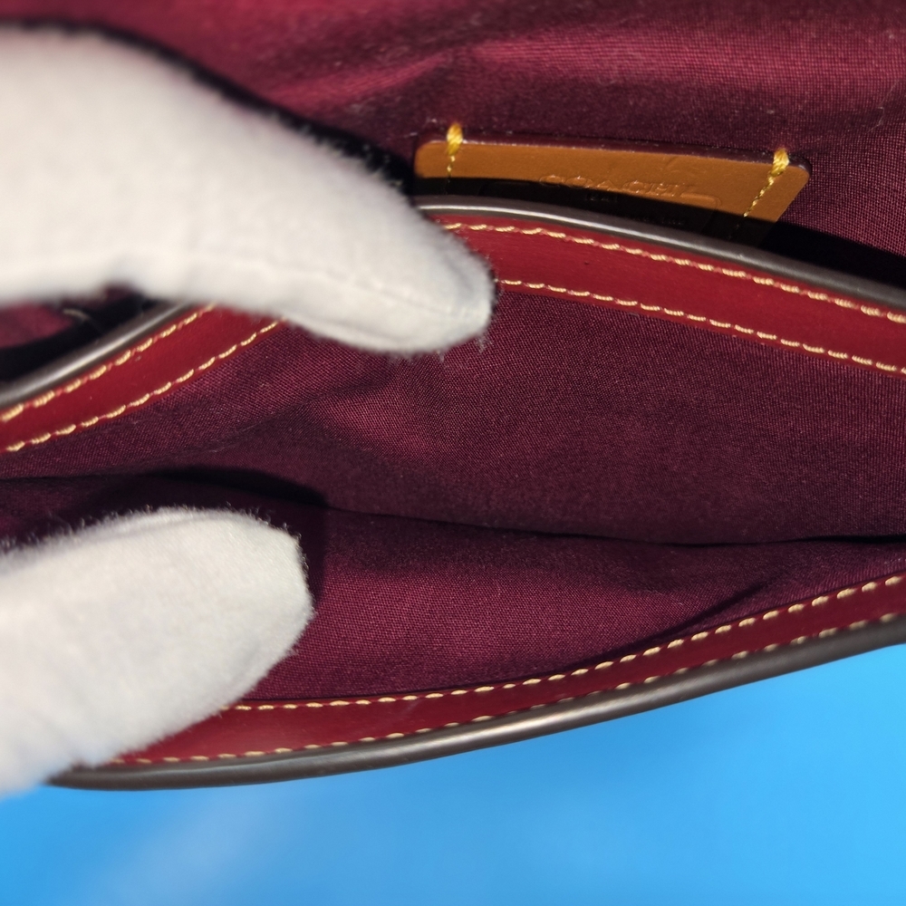 Coach Purple and Brown Women's Bag - Picture 9 of 12